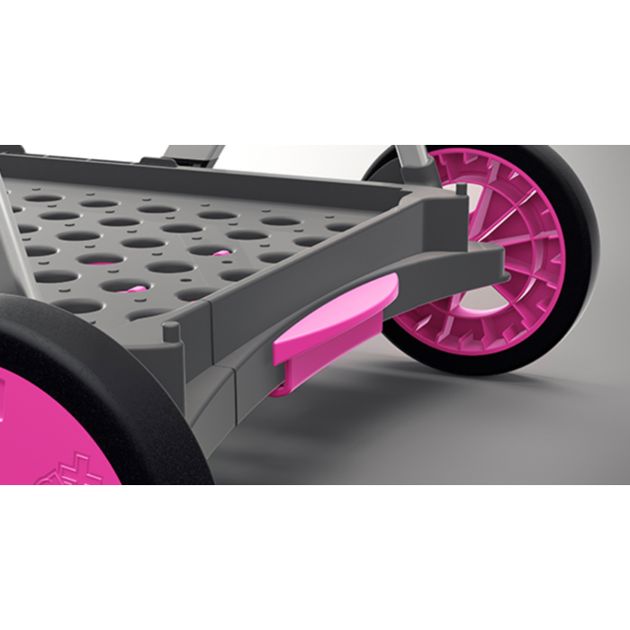 Clax Chariot Clax avec caisse pliante - Rose