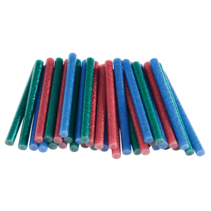 Rapid Rapid 5001424 Lijmpatronen - Rood-Groen-Blauw Glitter - 7x90mm (36st)