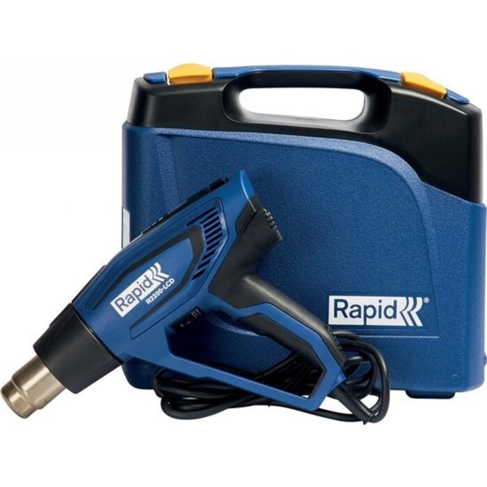 Rapid Rapid R2200-LCD Heißluftgebläse im Koffer - 2200W - 50-650°C