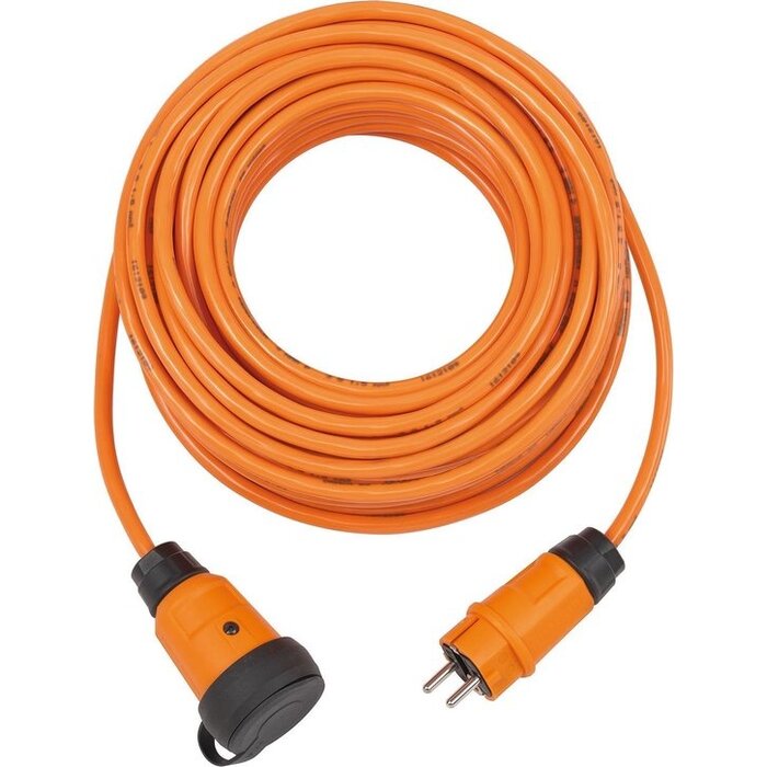 Brennenstuhl ProfessionalLINE 9162250200 Verlengkabel - IP44 - H07BQ-F3G2.5 - 25m - Oranje