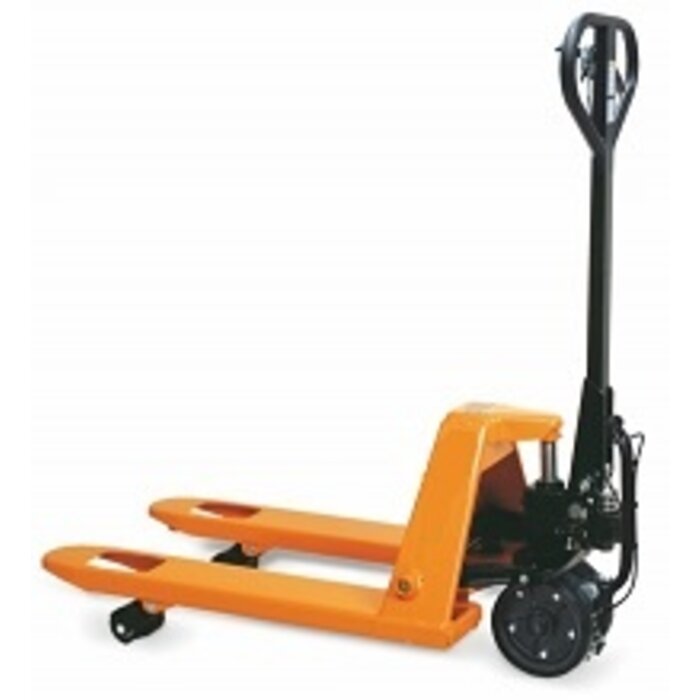 Hubwagen zum Einsatz unter anderem in Lieferwagen mit speziellen Kurzgabeln.