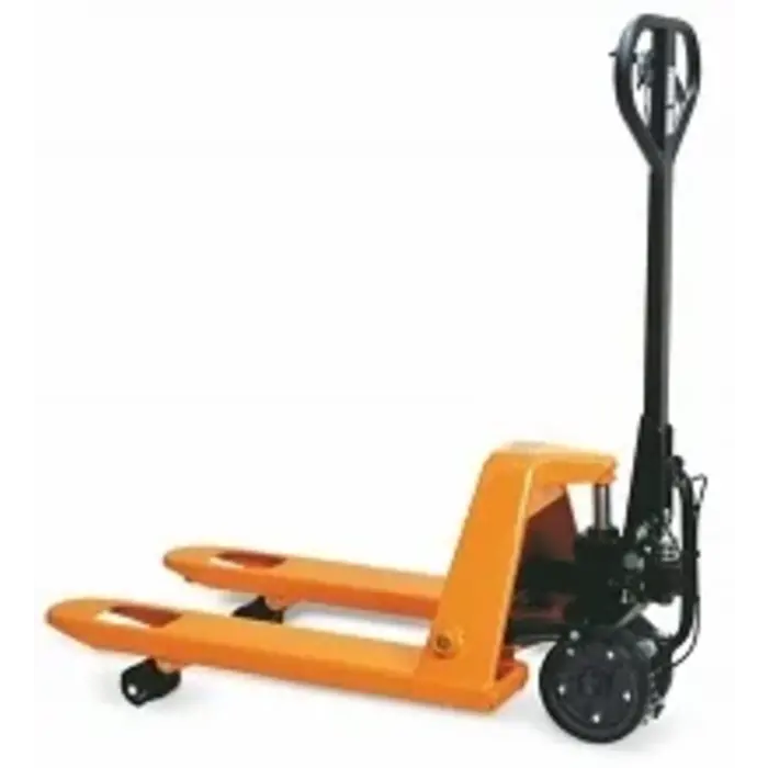 Hubwagen zum Einsatz unter anderem in Lieferwagen mit speziellen Kurzgabeln.