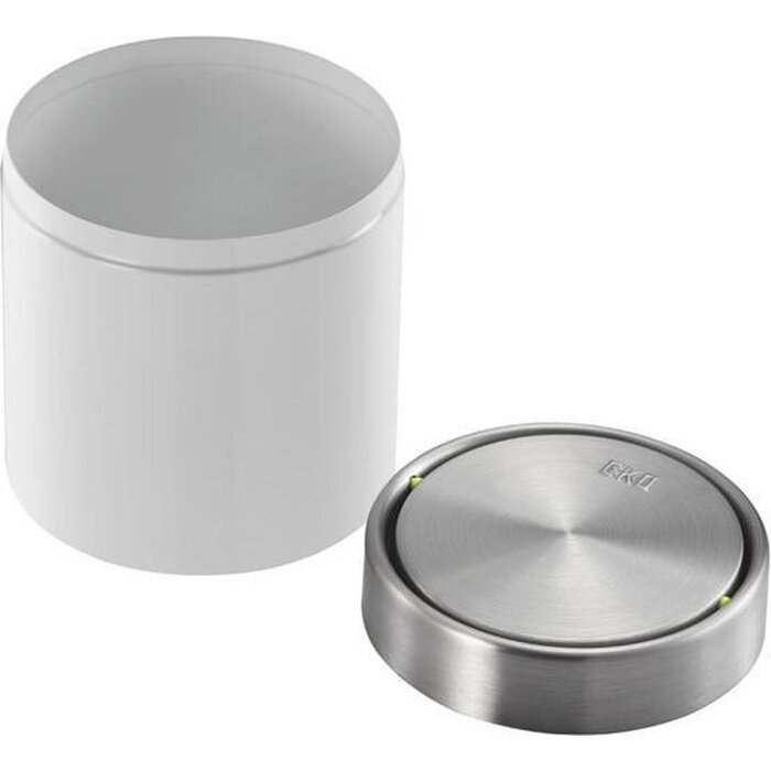 Eko EKO Poubelle de table Fandy - 12 x 13,8 cm - Blanc