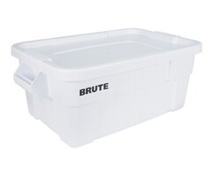 Rubbermaid Boîte de rangement Rubbermaid Brute - 53 l - Blanc