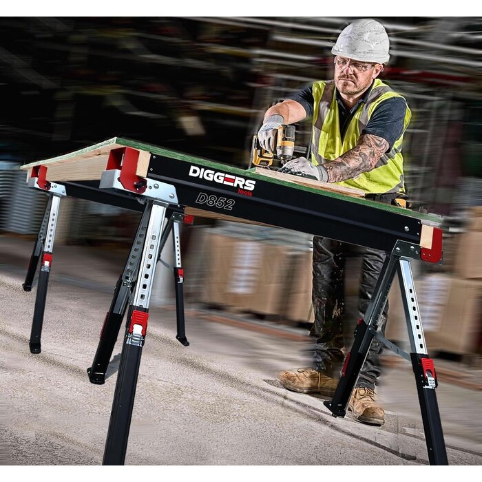 Diggers Diggers Schragen - Werktafel D852 Set 2 Stuks 600 kg per stuk
