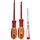 Toolland Geïsoleerde schroevendraaiersset + Spanningzoeker, 3-delig, chroom-vanadium, ergonomisch