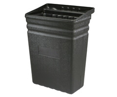 Matador Poubelle noire (LxlxH) 350x240x470mm