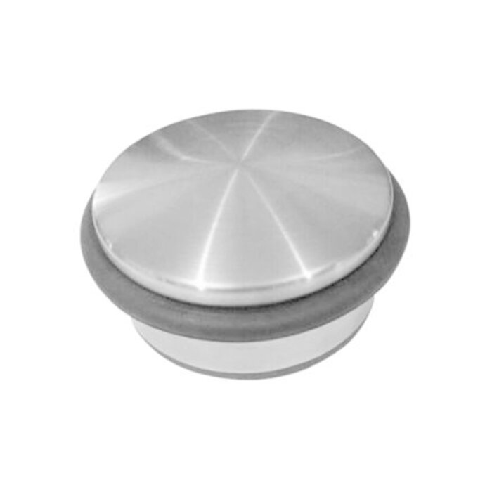TTC - RVS Deurstopper - Deurstopper Buiten- Deurstopper Binnen - Deurbuffer 95mm 1kg - RVS Afwerking