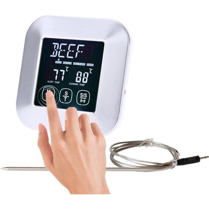 Spider Digitale vlees - barbecue thermometer met sonde