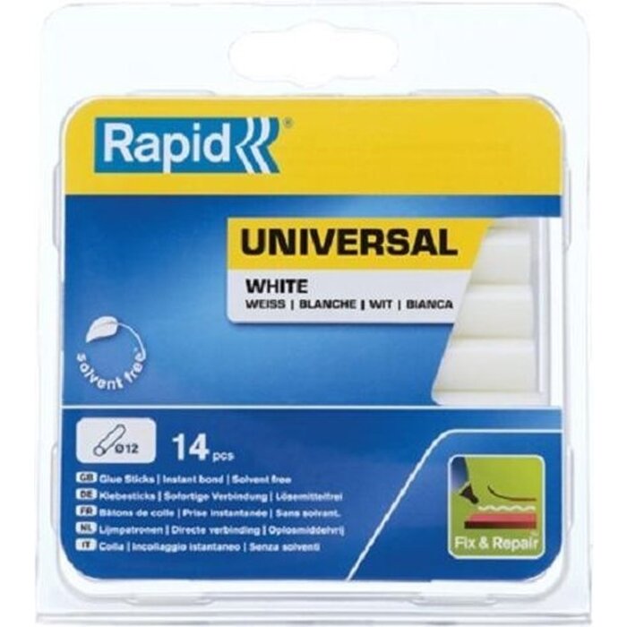 Rapid Rapid 40107355 Bâtons de Colle Blanc - 12 x 94 mm (Lot de 13)