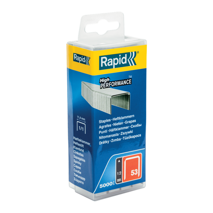 Rapid Rapid Agrafage - Non. 53 - Galvanisé - 12mm (5000pcs)