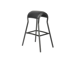 Tabouret Zami. Modèle Ergo Bar, couleur noir. Tabouret / chaise ergonomique
