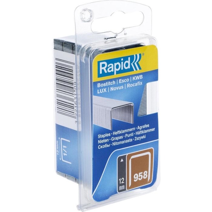 Rapid Agrafes rapides n° 958/12 mm 800 pièces