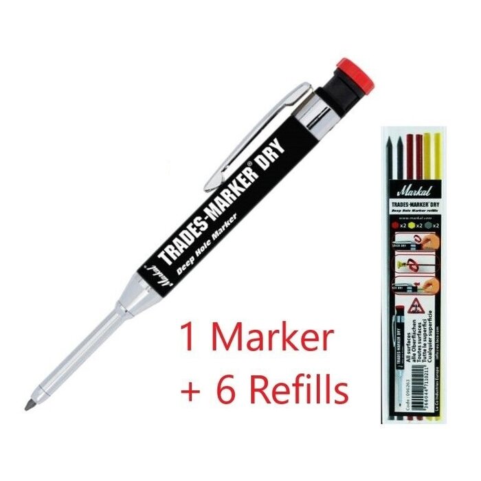 Markal Markal Graphite Pencil Dry Starter Pack avec support et 6 stylos.