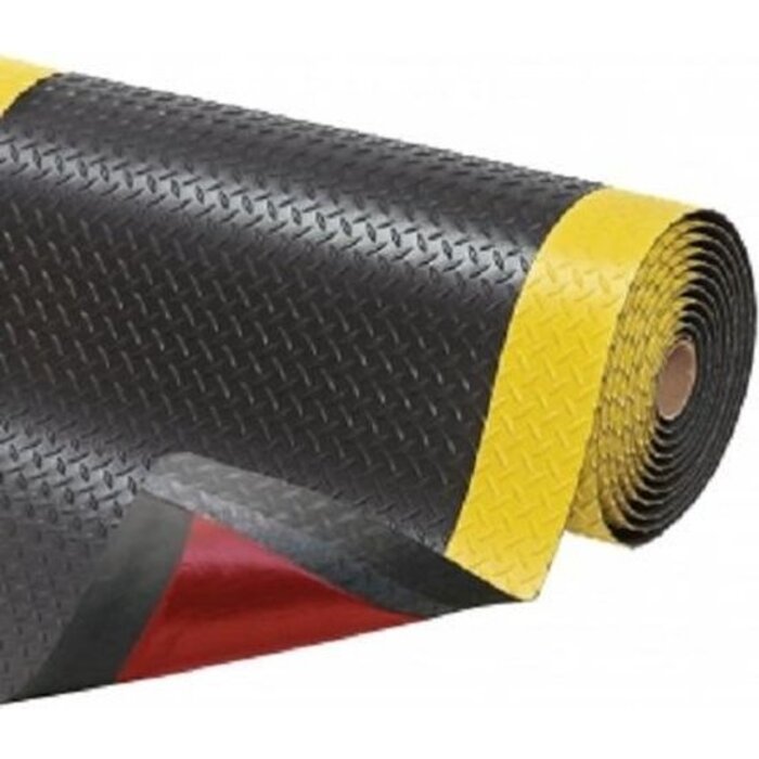 Notrax Notrax 479 Cushion Trax® Antivermoeidheidsmat 60 x 91 cm met veiligheidsrand Geel-Zwart