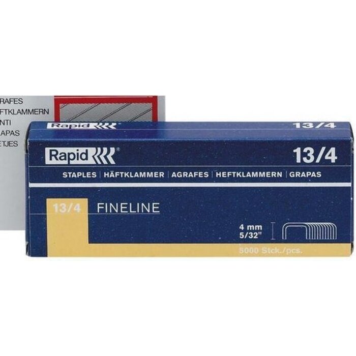Rapid Rapid Nr. 13 fijndraadnieten 4 mm -  5000 Nietjes