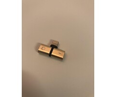 Power Tower Splitter Power Tower für Iphone Audio und Laden Pink Gold