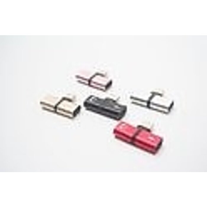 Power Tower Splitter Power Tower pour l'audio et la charge de l'Iphone Or rose