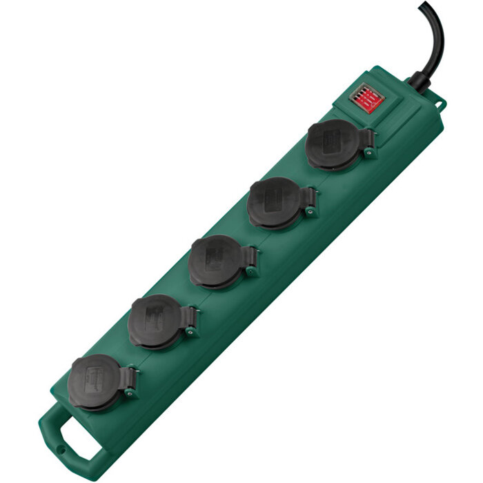 Brennenstuhl Super-Solid SL 554 DE IP54 Tuinstekkerdoos 5-voudig 5m H07RN-F 3G1,5