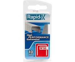 Rapid Rapid 40109504 Heftklammern - Nr. 53 - Verzinkt - 10 mm (1080 Stück)