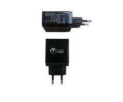 Power Tower Power Tower USB quick charger 3 usb uitgangen zwart