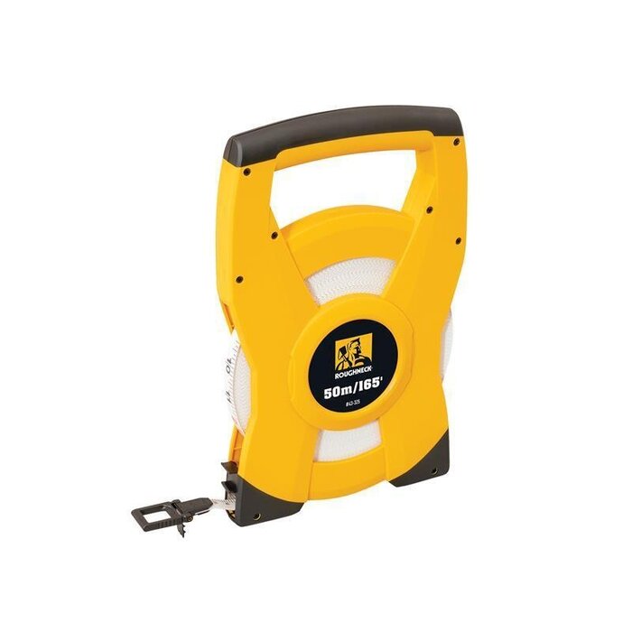 Roughneck Roughneck meetlint  50m-165ft (breedte15mm) in open behuizing