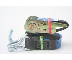 Spanband zwart 500kg spankracht en 5 meter lang