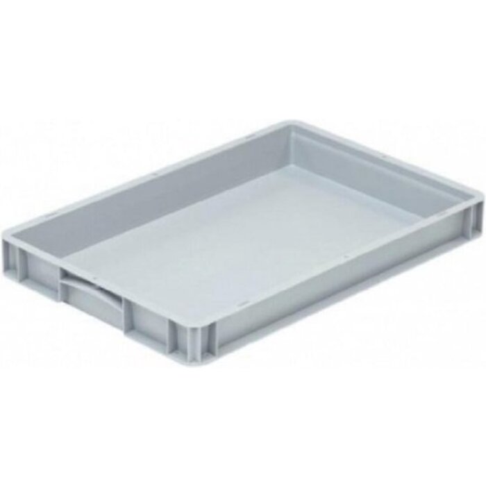 Kunststoffkiste mit geschlossenen Seiten 600x400x70mm