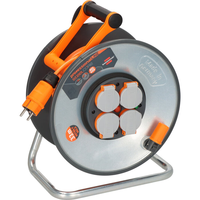 Brennenstuhl Brennenstuhl professionalLINE SteelCore Kabeltrommel SC 3210 IP44 33m H07BQ-F 3G2.5