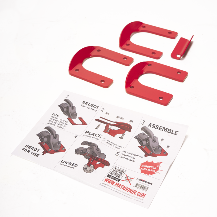 Matador Hub on Hub Click & Lock aanhangwagen koppelhulp