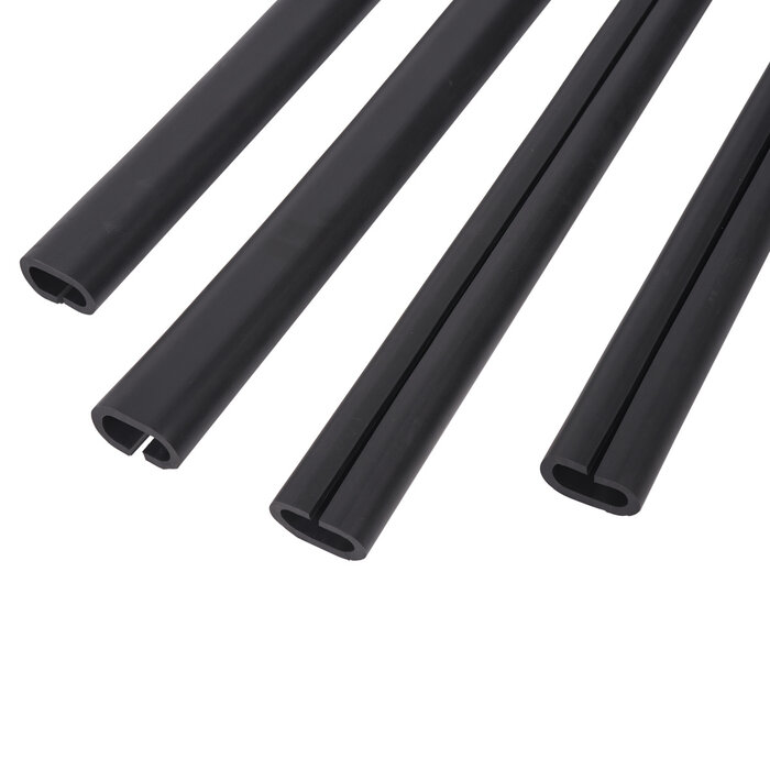 Matador Bande de protection en caoutchouc pour diable 70°Shore noir Interne 38x20 mm