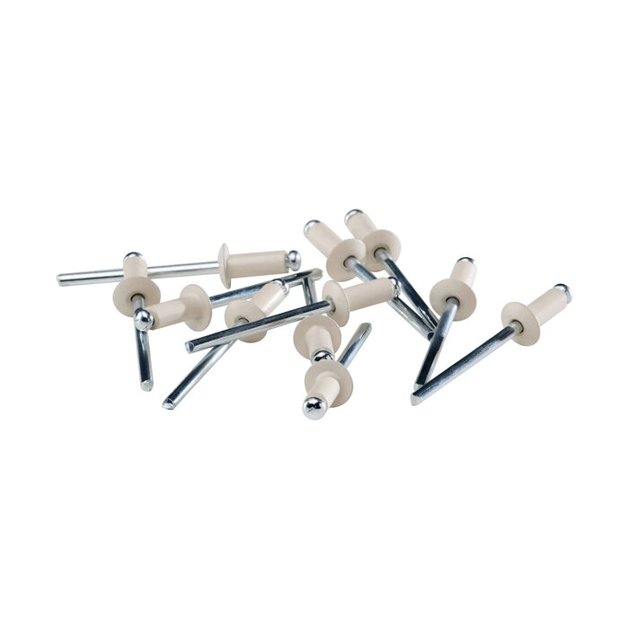 Rapid Farbige Schnellniete Cremeweiß Ø4,0 x 10 mm