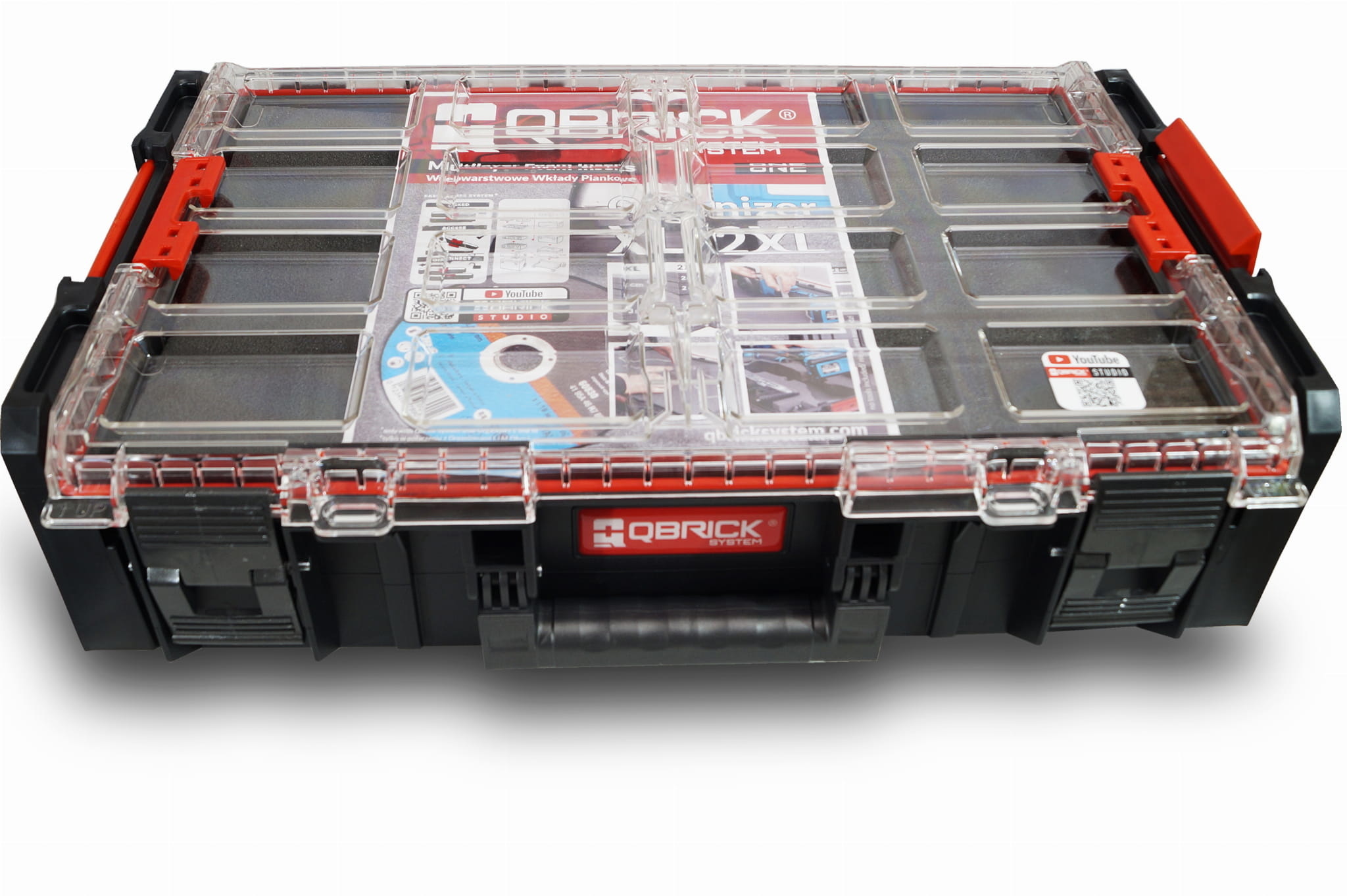 QBRICK QBRICK SYSTEM - organiser - SYSTEM ONE - ORGANISER 2XL - met schuimrubber