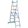 Aluminium opsteek- of uitzetladder professional 2 x 7 treden 197 x 40 cm  EN131 tot 150 kg