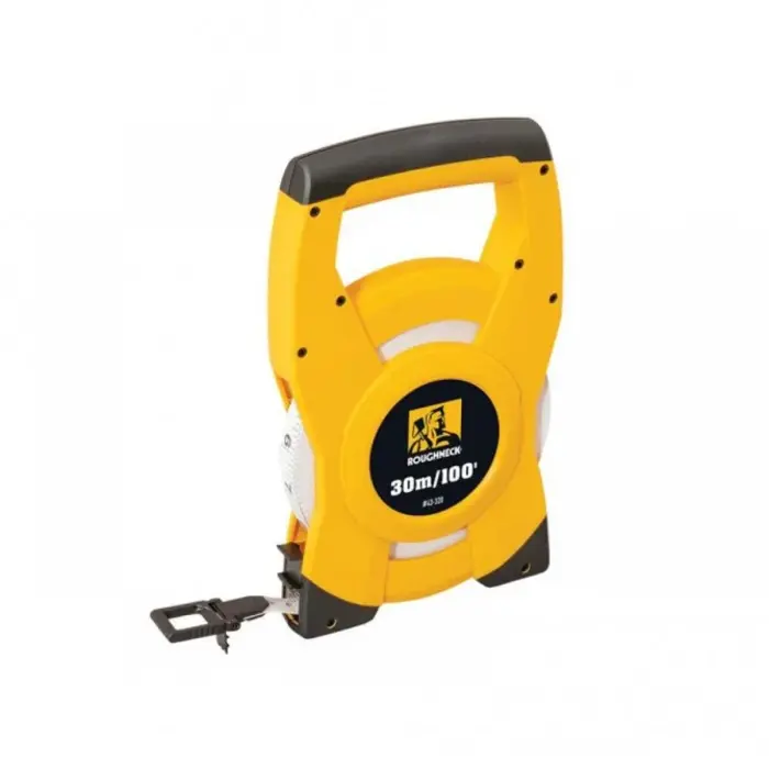 Roughneck Roughneck meetlint 30m-100ft (breedte15mm) in open behuizing