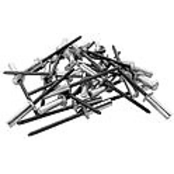 Rapid Rapid Blindklinknagels Waterdicht Ø 3.2 x 8 mm incl. Boor 50 st.. Box