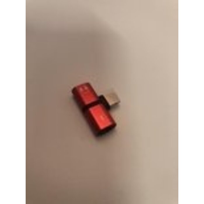 Power Tower Splitter Power Tower für Iphone Audio und Laden Rot