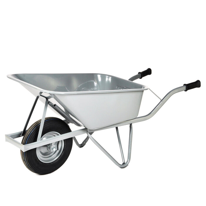 Matador Matador Schubkarre 100Liter verstärkt mit rechteckigem Behälter und Luftbereifung