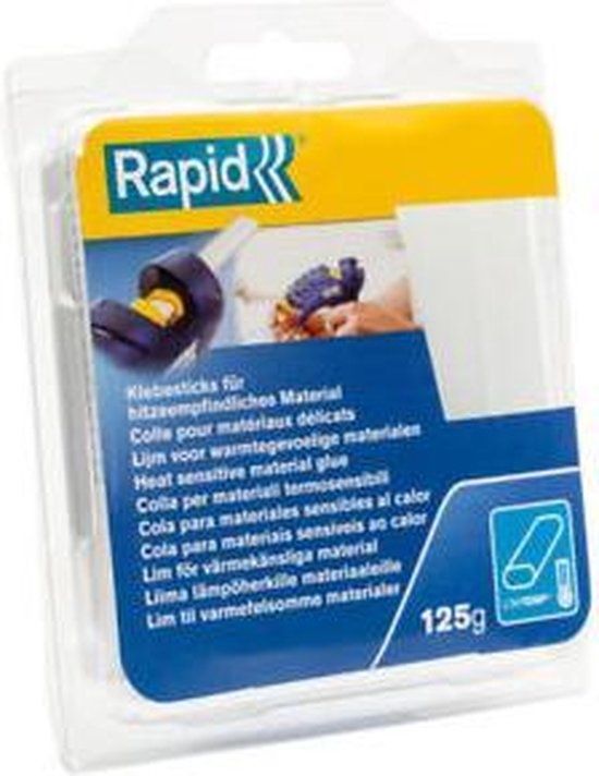 Rapid Rapid Ovale Lijmpatronen in Blisterverpakking -  9x94mm - Voor Universeel Gebruik - Transparant - 16 Stuks