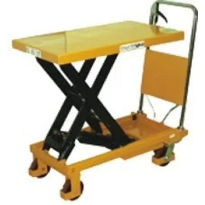 Heftafel verrijdbaar hefhoogte tussen 340-900 mm maximaal 500 kg