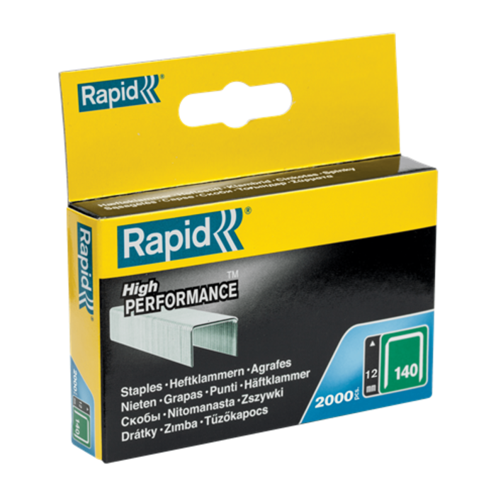 Rapid Rapid Nieten 140-12 mm Gegalvaniseerd 2.000 st.. Box