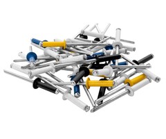 Rapid Rapid Blindklinknagels 4 Kleuren Ø 4 x 16 mm incl. Boor 32 st.. Box