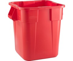 Rubbermaid Rubbermaid Brute Container Square - 106 l - Rot