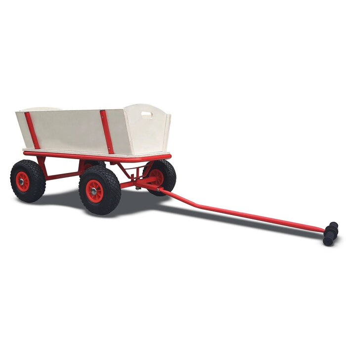 Power Tower Power Tower Bolderkar met houten schotten 88x44x52 cm ongemonteerd