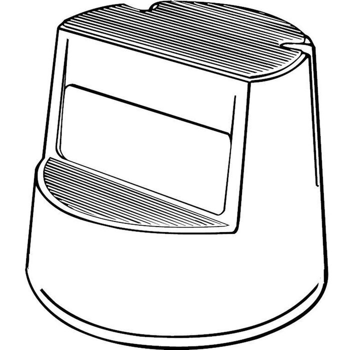 Rubbermaid Rubbermaid Verrijdbaar Opstapje - Beige-Zwart