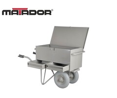 Matador Kruiwagen, gereedschap 2-wielig lekvrij met 2 lades M-106-CT 2 WI+LADES
