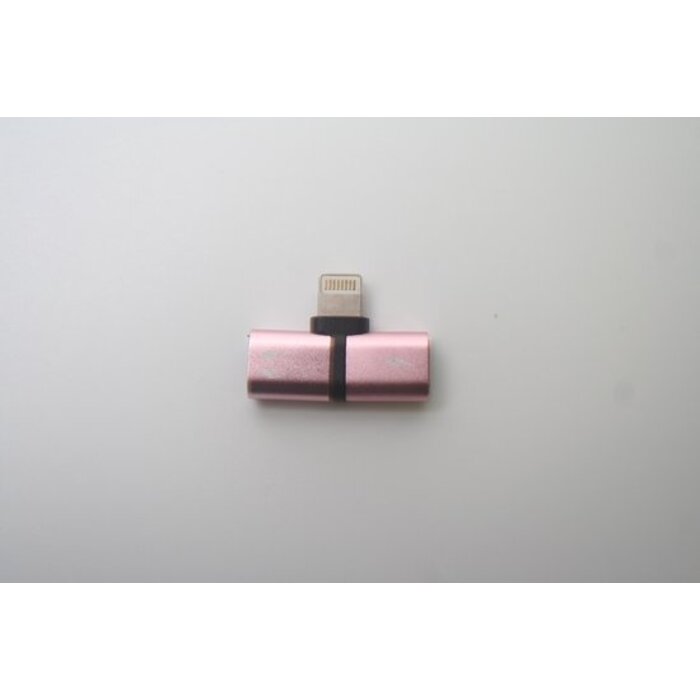 Power Tower Splitter Power Tower voor Iphone audio en opladen Lila