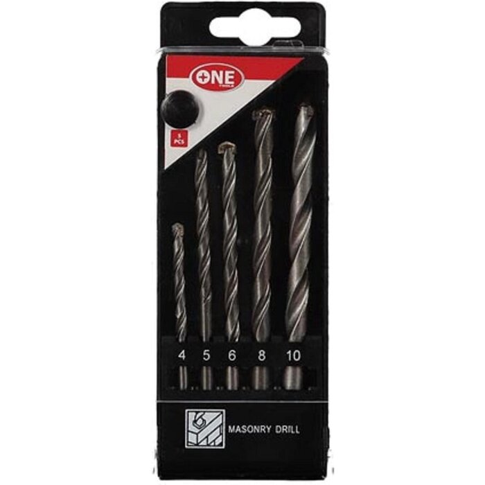Toolland Onetools Set Mèches à pierre et à béton - 5 pcs.
