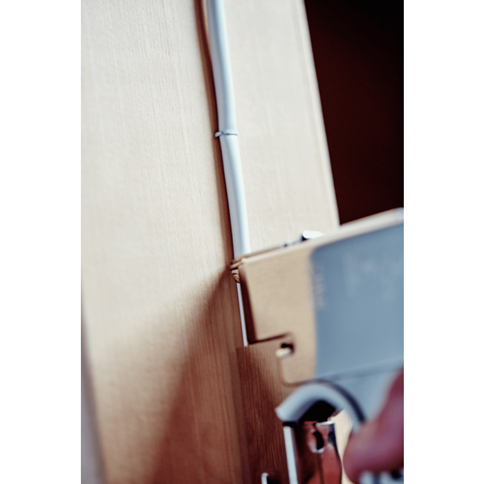 Rapid Rapid-Kabelklammern 28/10 mm DP (weiß) 5 x 1.000 Stk. Box