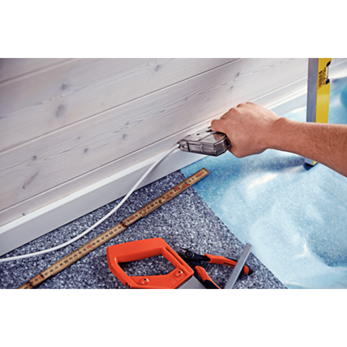 Rapid Rapid-Kabelklammern 28/10 mm DP (weiß) 5 x 1.000 Stk. Box